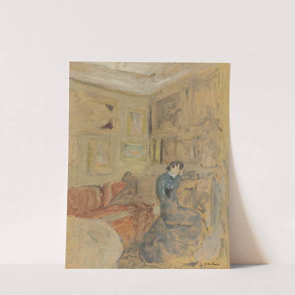 Madame Hessel Dans Son Petit Salon by Édouard Vuillard