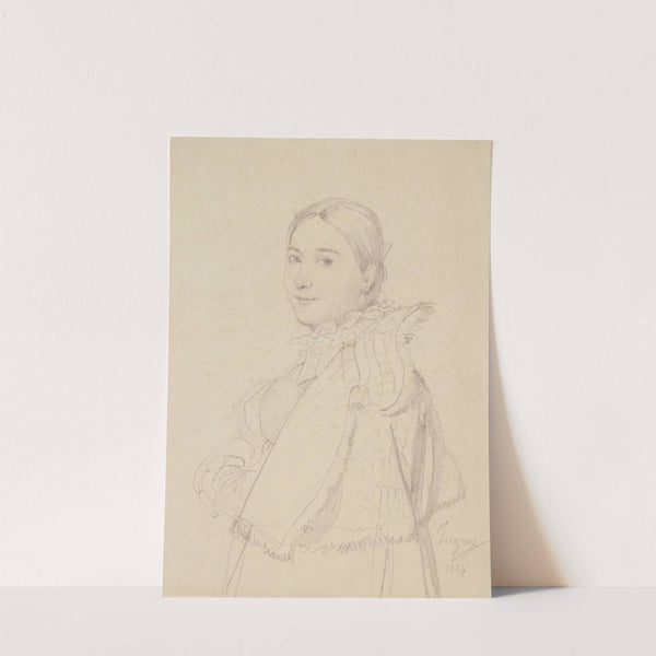 Madame Jean-Auguste-Dominique Ingres, née Madeleine Chapelle by Jean Auguste Dominique Ingres