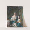 Madame Marsollier and Her Daughter by Jean-Marc Nattier