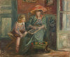 Madame Paul Valéry et son fils Claude