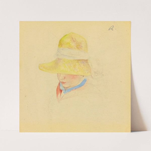 Madame Renoir Au Chapeau by Pierre-Auguste Renoir