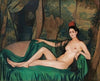 Madame Souty Reclinada En Un Sofa