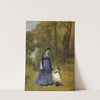 Madame Stumpf and Her Daughter by Jean-Baptiste-Camille Corot