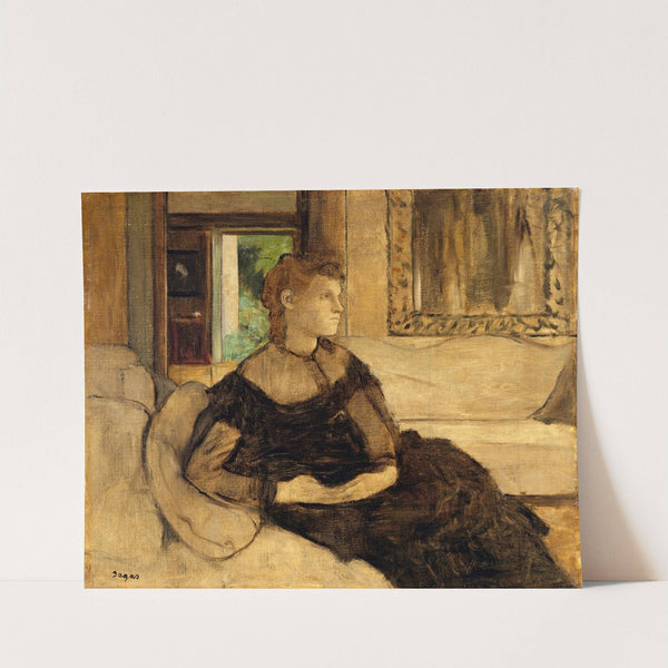 Madame Théodore Gobillard (Yves Morisot, 1838–1893) (1869) by Edgar Degas