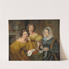 Madame Vieyres And Her Daughters by Jacques-Laurent Agasse