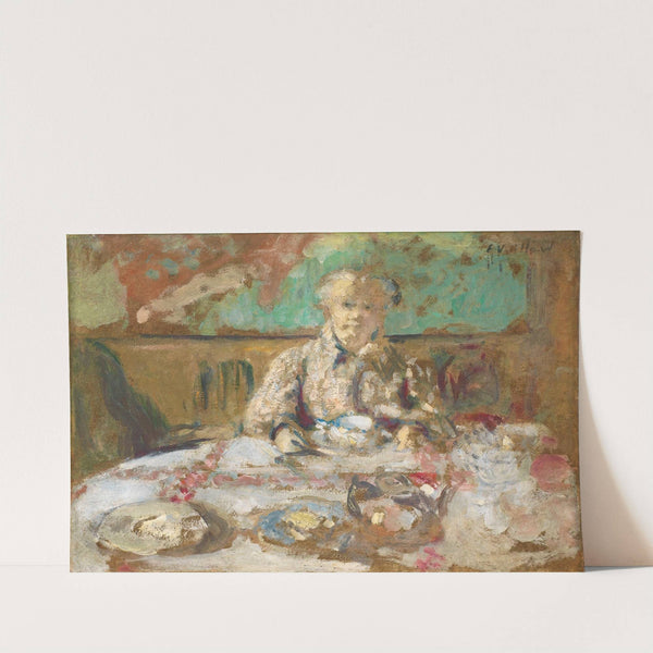 Madame Vuillard At The Dinner Table (circa 1903) by Édouard Vuillard