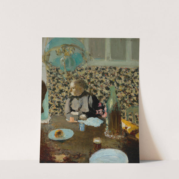 Madame Vuillard sous la suspension verte (1895) by Édouard Vuillard