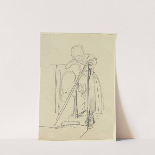 Mädchen am Treppengeländer by Philipp Rumpf