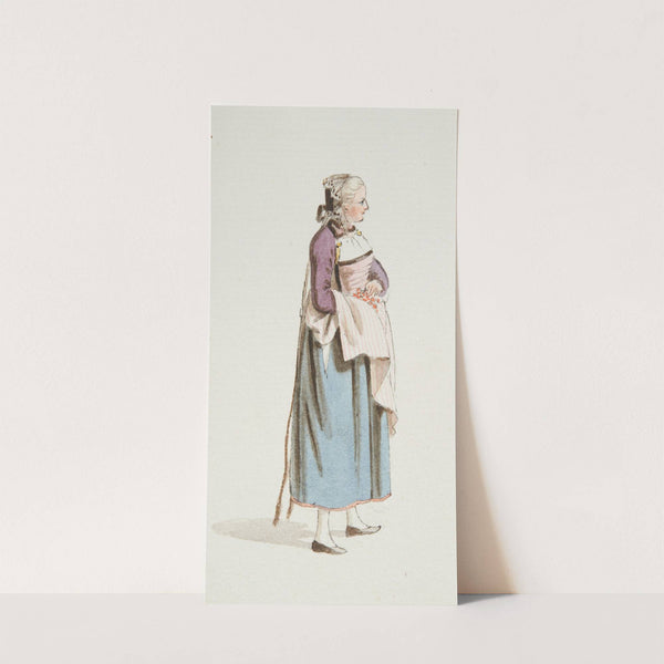 Mädchen auf dem Markt in Bern by Franz Niklaus König