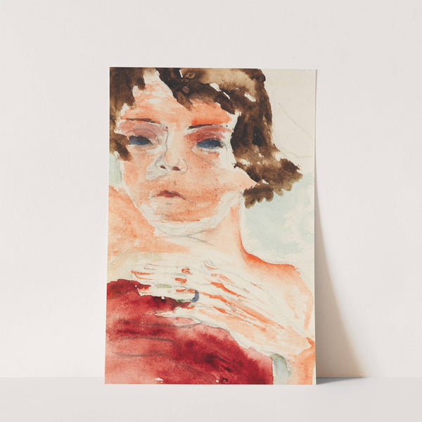 Mädchen (Brustbild) (Sonia Gramatté) by Walter Gramatté