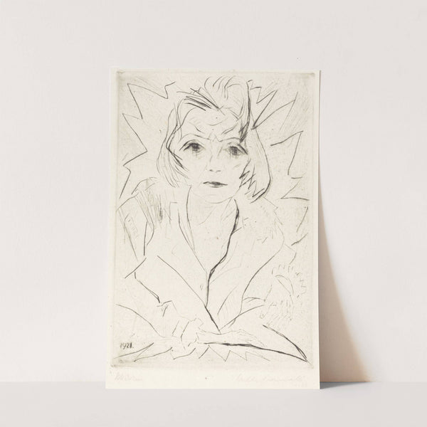 Madchen (Girl) (1921) by Walter Gramatté