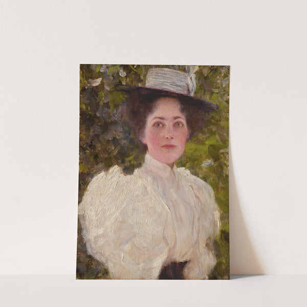 Mädchen im grünen (Girl in the foliage) by Gustav Klimt