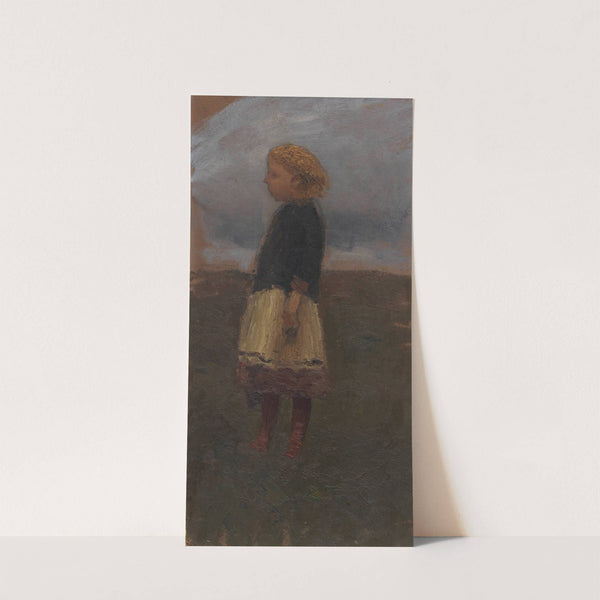Mädchen im Moor by Otto Modersohn