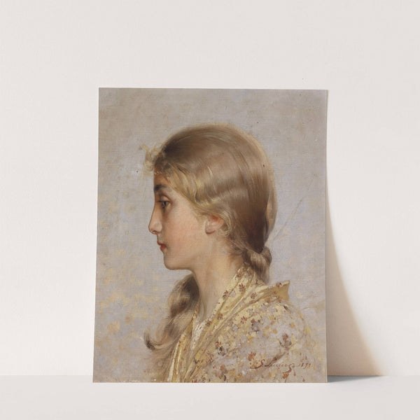 Mädchen im Profil by Sebastian Lucius