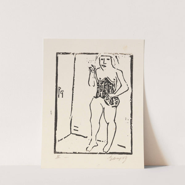 Mädchen im schwarzen Leibchen by Paul Gangolf