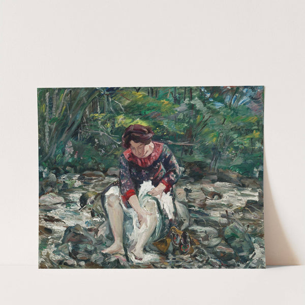 Mädchen im Waldbach (1913) by Lovis Corinth