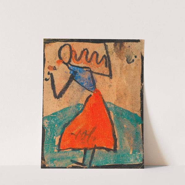 Mädchen mit rotem Rock (1918) by Egon Schiele