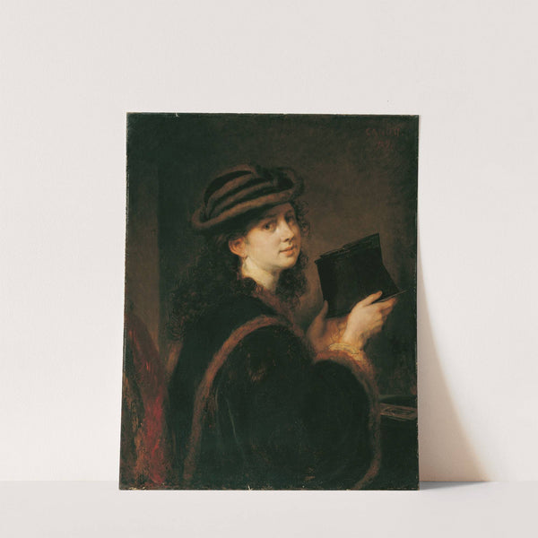 Mädchen mit Stereoskop by Hans Canon