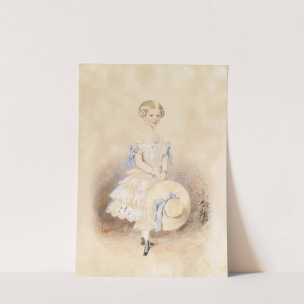 Mädchen mit Strohhut by Carl Goebel