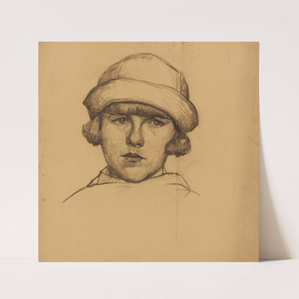 Mädchenbildnis by Anny Dollschein