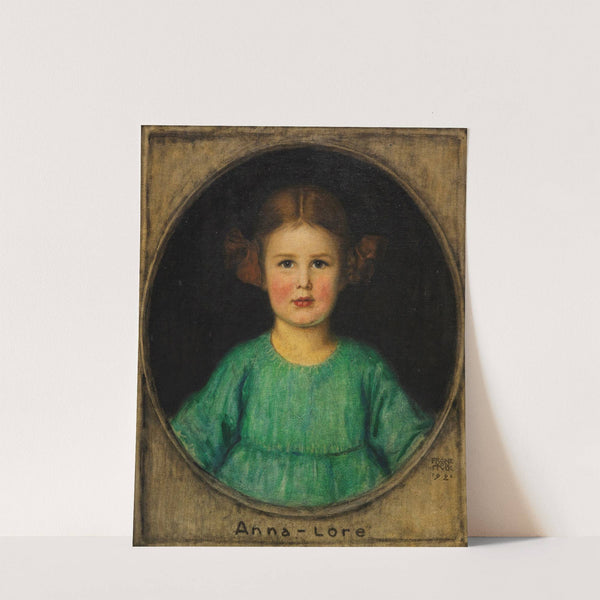 Mädchenbildnis (Anna-Lore Butzer) (1921) by Franz von Stuck