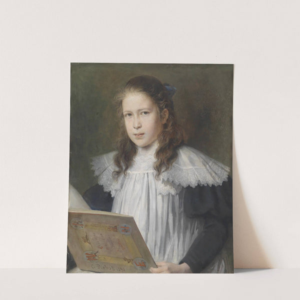 Mädchenbildnis Gisela Probst (1898) by Carl Probst