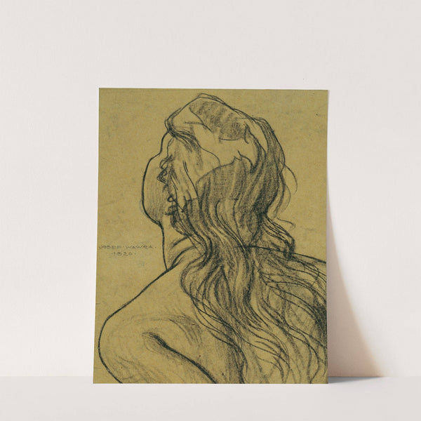 Mädchenkopf by Josef Wawra