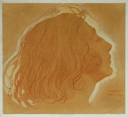 Mädchenkopf im Profil (1920)
