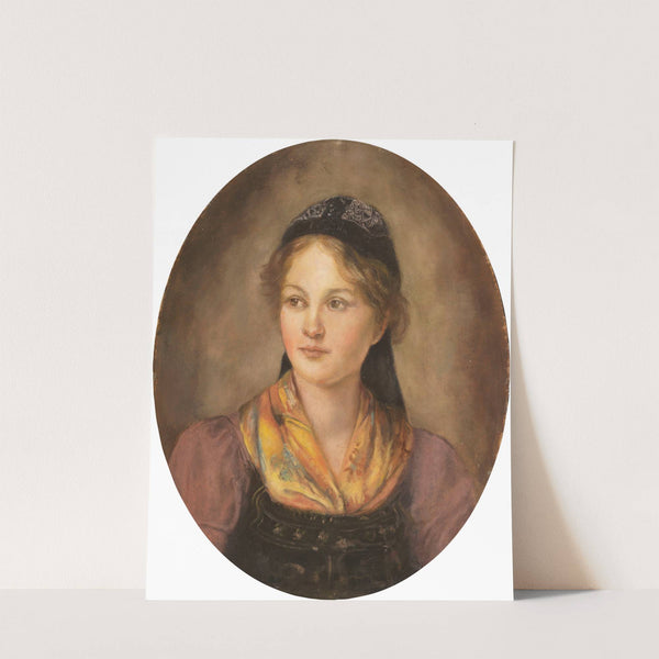 Mädchenporträt (1900) by Franz von Defregger