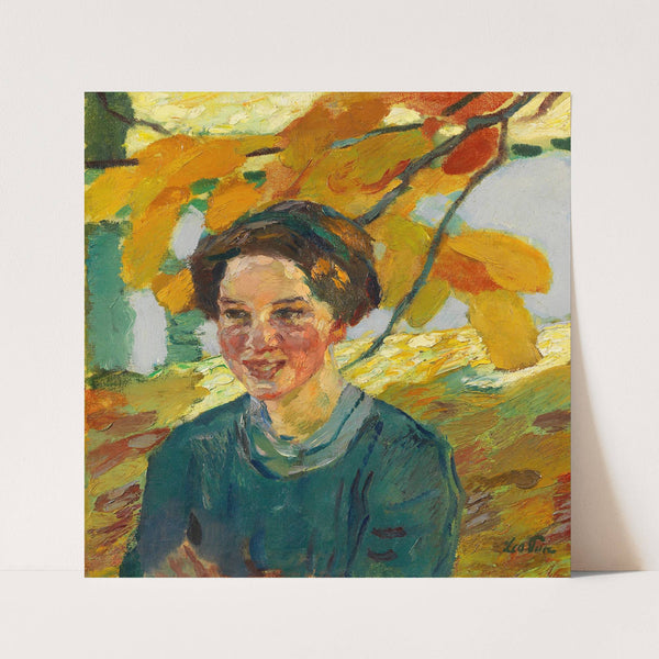 Mädchenporträt by Leo Putz