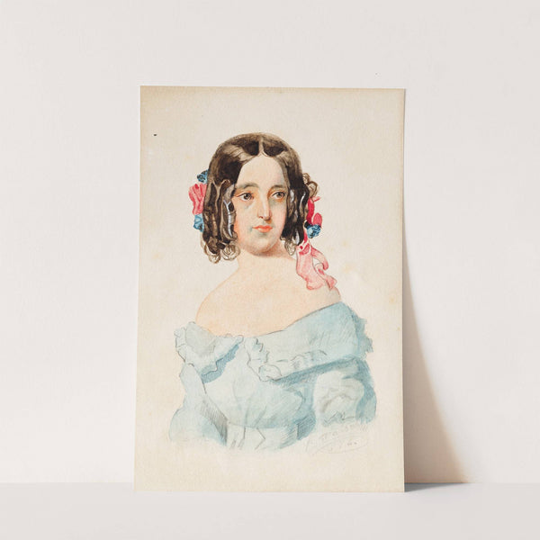 Mädchenporträt by Franz von Matsch