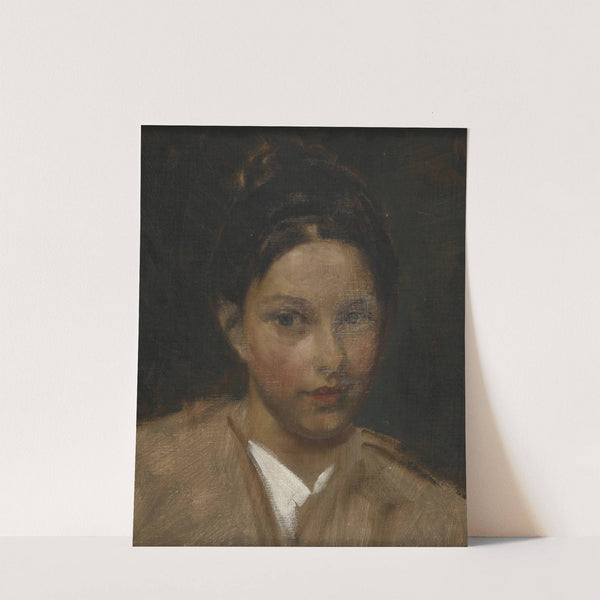 Mädchenporträt by Albert Ritzberger