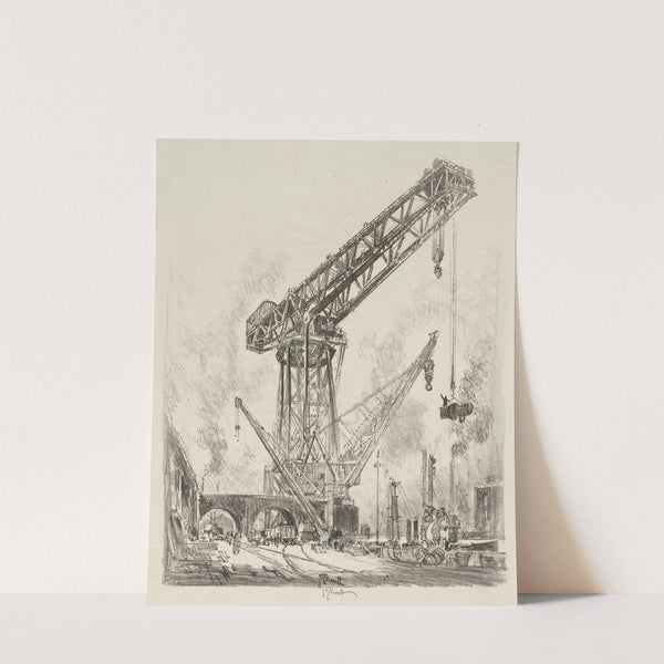 Made in Germany, The Great Crane by Joseph Pennell