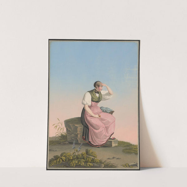 Madelaine Glar, De Lutzwyl au Canton d’Argovie (1825-1830) by Jean Emmanuel Locher