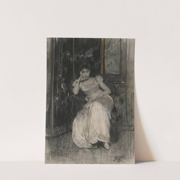 Mademoiselle de Clermont-Tonnerre (1865) by Alfred Stevens