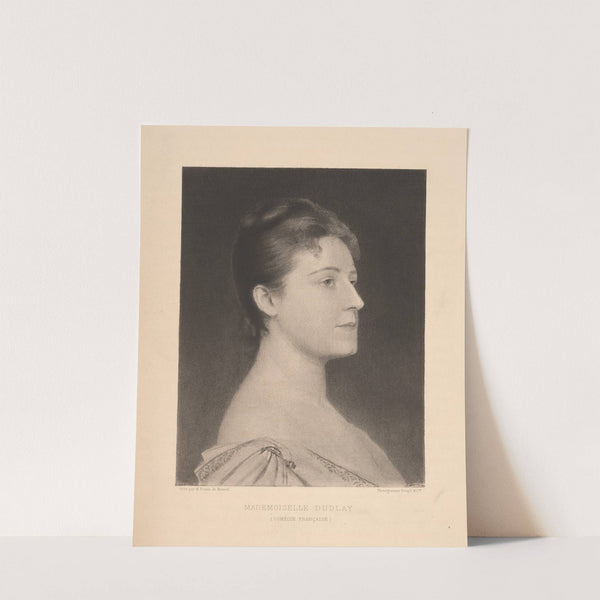 Mademoiselle Dudlay (Comedie Francaise). by Louis Maurice Boutet de Monvel