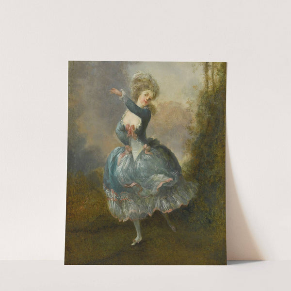 Mademoiselle Duthé Dancing (Rosalie Gérard, 1752-1820) by Jean-Frédéric Schall