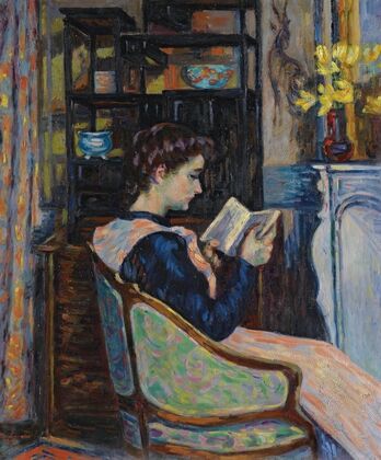 Mademoiselle Guillaumin Lisant