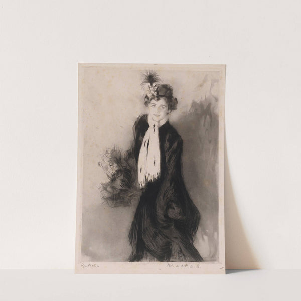 Mademoiselle L.B. (1905) by Edgar Chahine