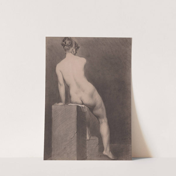 Mademoiselle Rose Nue, Vue de Dos by Richard Parkes Bonington