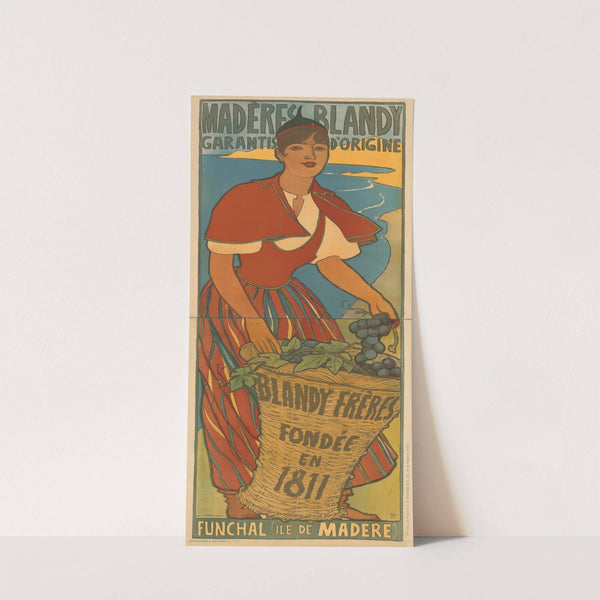 Madères Blandy garantis d’origine – Funchal (Ile de Madère) (1896) by Maurice Réalier-Dumas