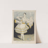 Mad’le Taglioni as La bayadere (1845) by Currier & Ives.
