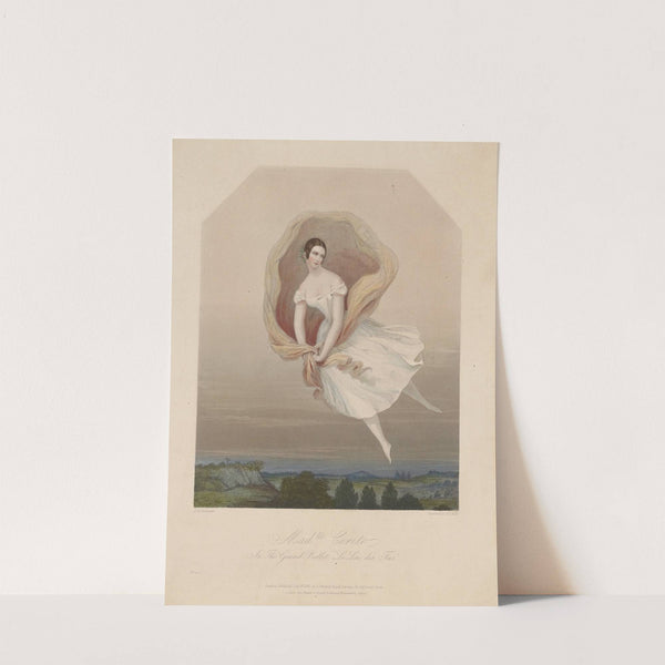 Madlle Cerito in the grand ballet Le lac des fées (1842) by Augusti Vizentini