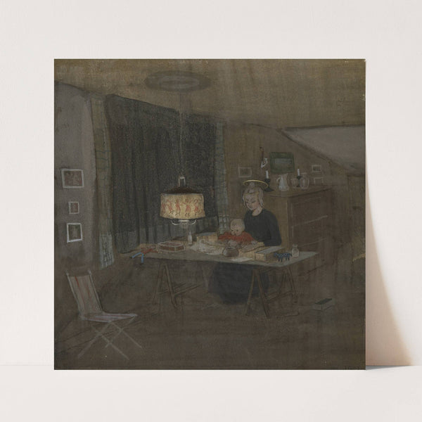 Madonna by Ivar Arosenius