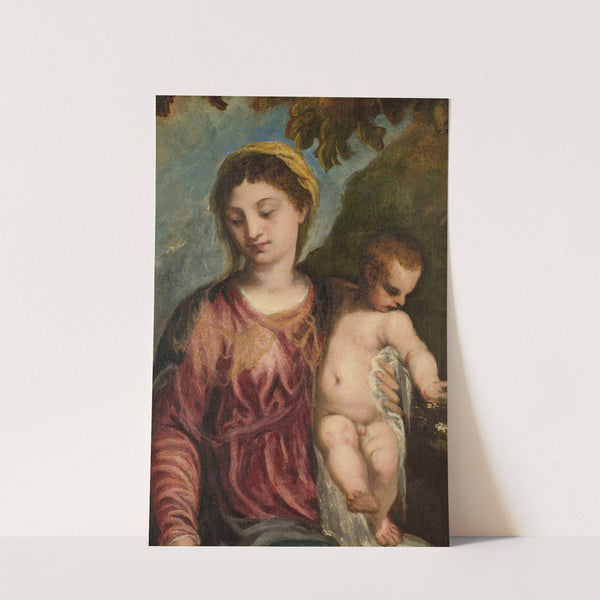 Madonna And Child by Andrea Schiavone