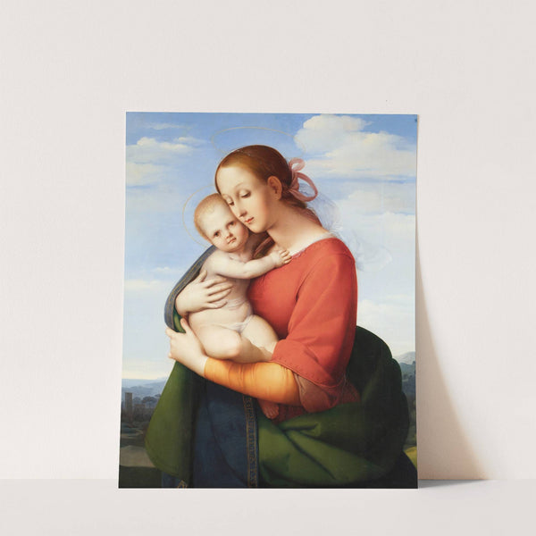 Madonna and Child by Johann Evangelist Scheffer von Leonhardshoff
