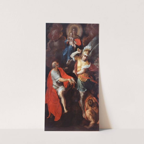 Madonna and Child and St. John the Evangelist and St. Michael by Giovanni Ambrogio Figino