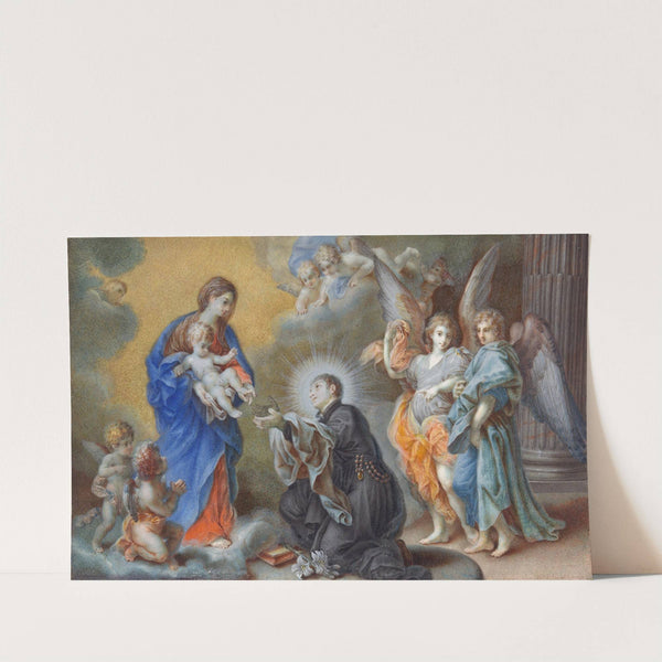 Madonna and Child Appearing to Saint Louis Gonzaga (c. 1750) by Veronica Stern