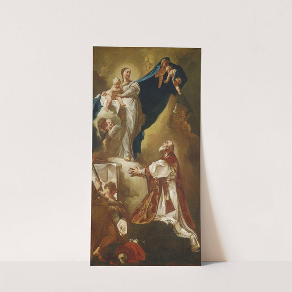 Madonna and Child Appearing to Saint Philip Neri (probably 1725 or after) by Giovanni Battista Piazzetta