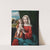 Madonna And Child Before A Curtain, A Mountainous Landscape Beyond by Benvenuto Tisi